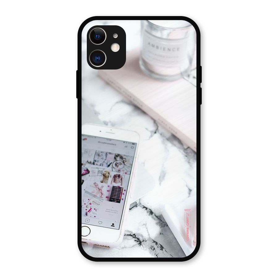Make Up And Phone Metal Back Case for iPhone 11