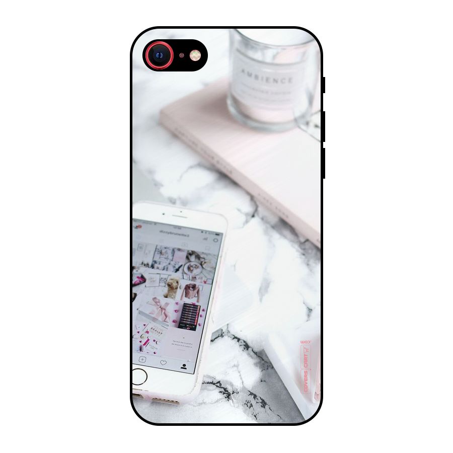Make Up And Phone Metal Back Case for iPhone 7