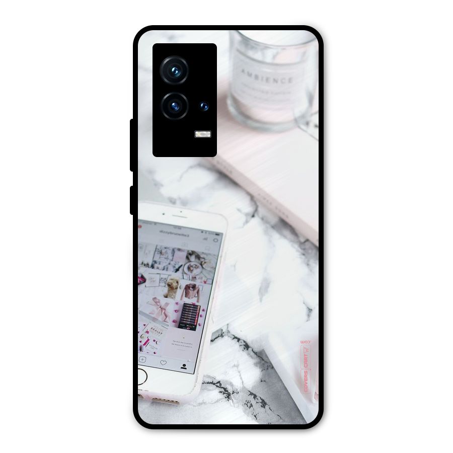 Make Up And Phone Metal Back Case for iQOO 9 5G