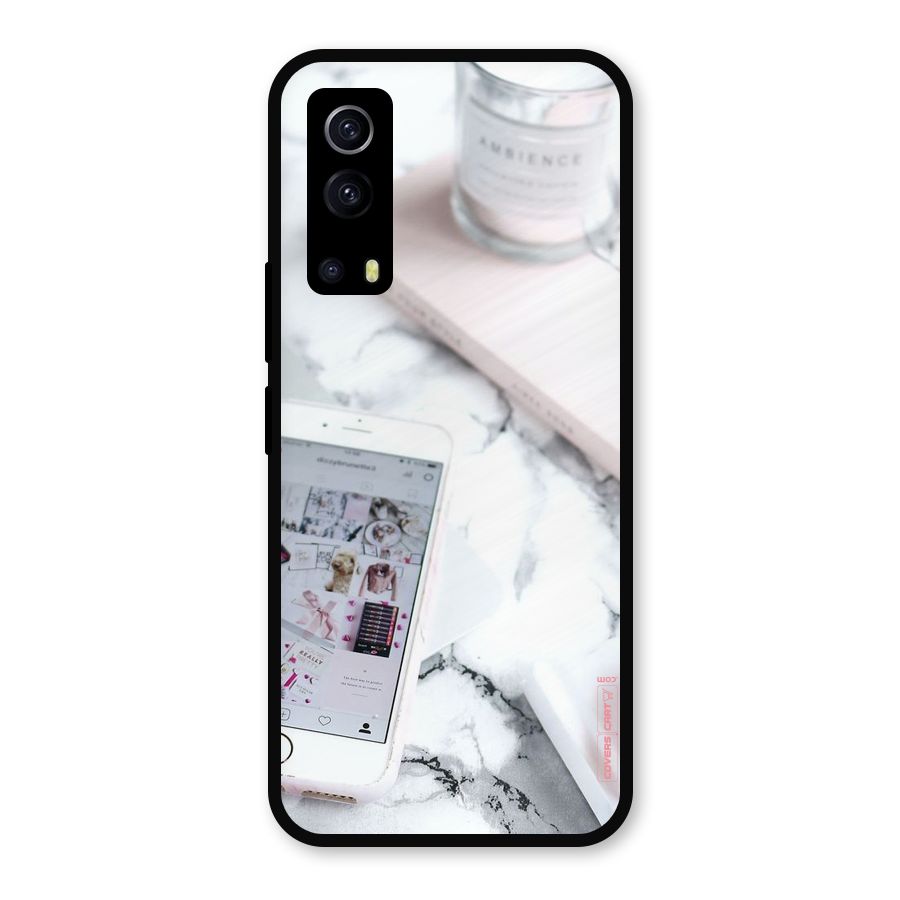 Make Up And Phone Metal Back Case for iQOO Z3