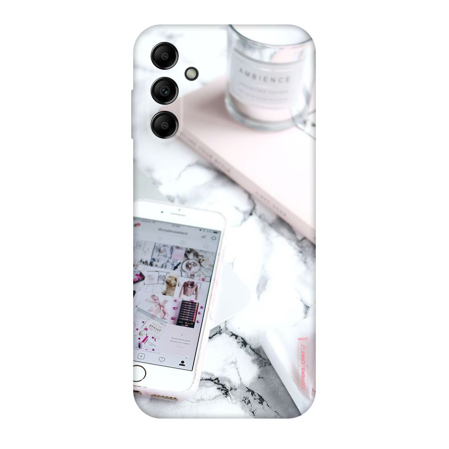 Make Up And Phone Original Polycarbonate Back Case for Galaxy A14 5G