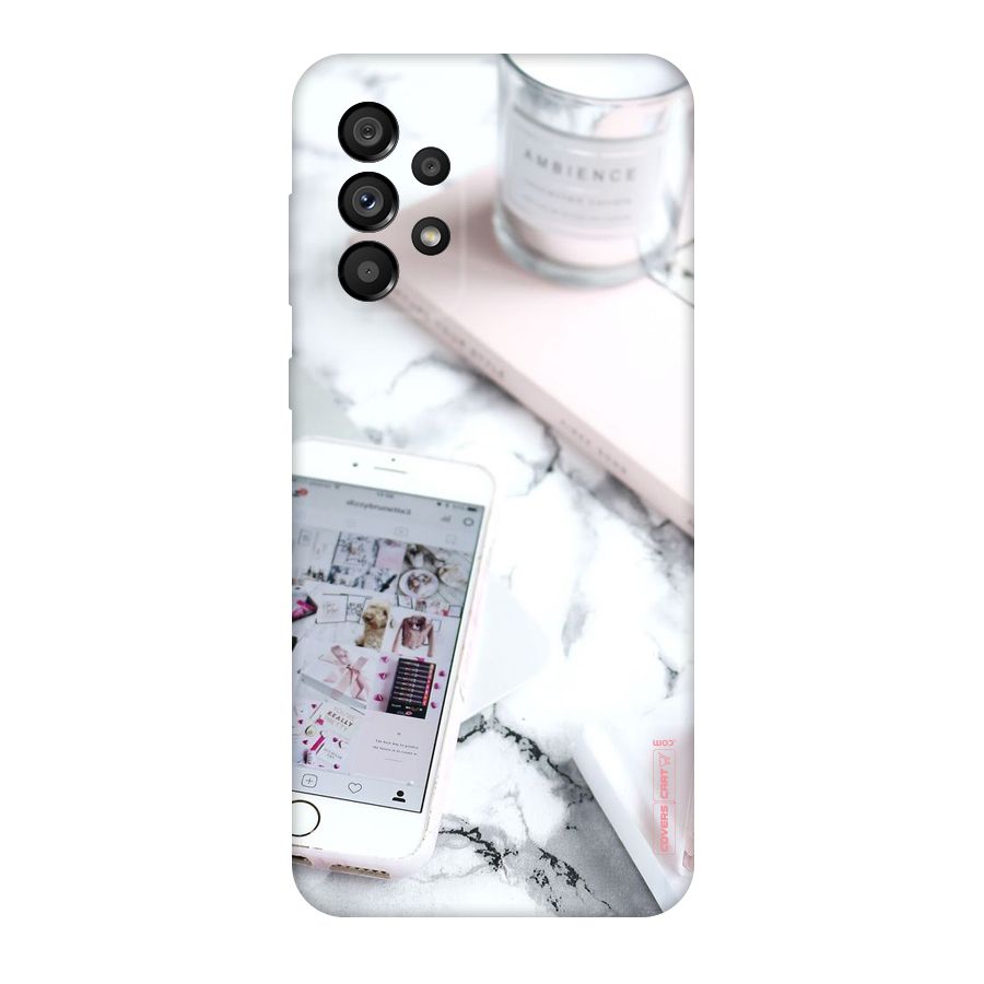 Make Up And Phone Original Polycarbonate Back Case for Galaxy A73 5G