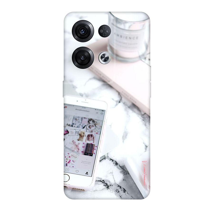 Make Up And Phone Original Polycarbonate Back Case for Oppo Reno8 Pro 5G