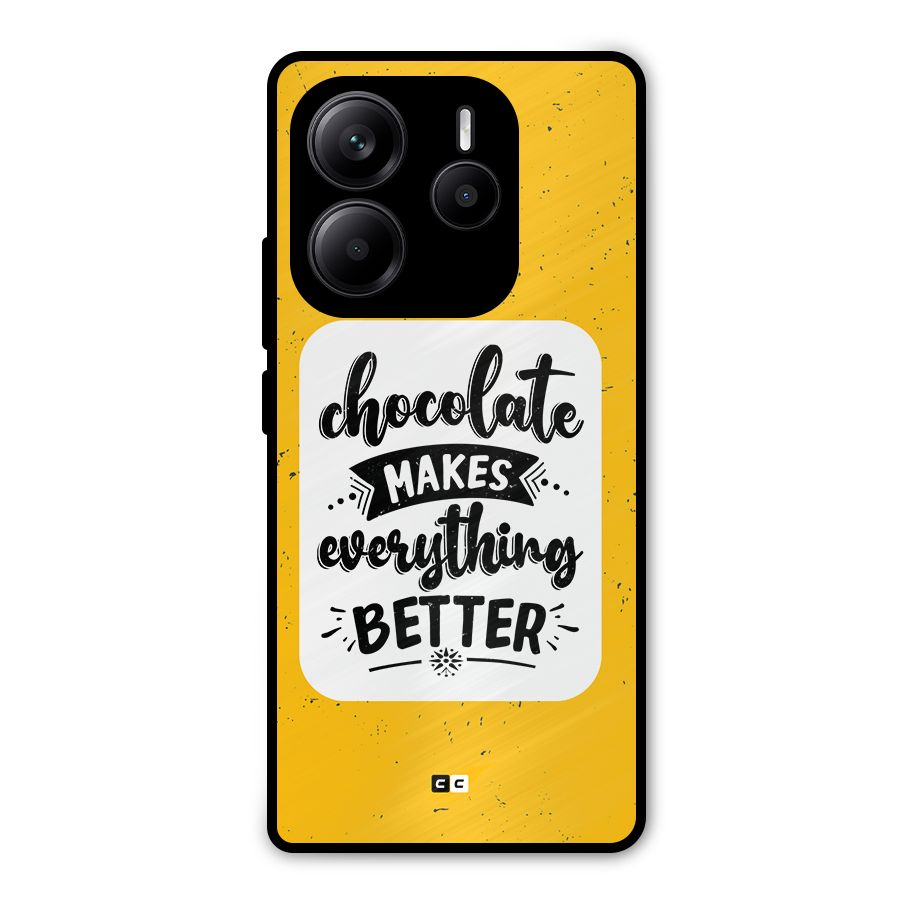 Makes Everything Better Metal Back Case for Redmi Note 14 5G