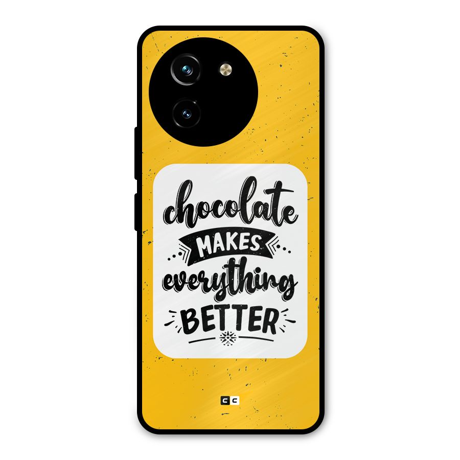 Makes Everything Better Metal Back Case for Vivo T3x