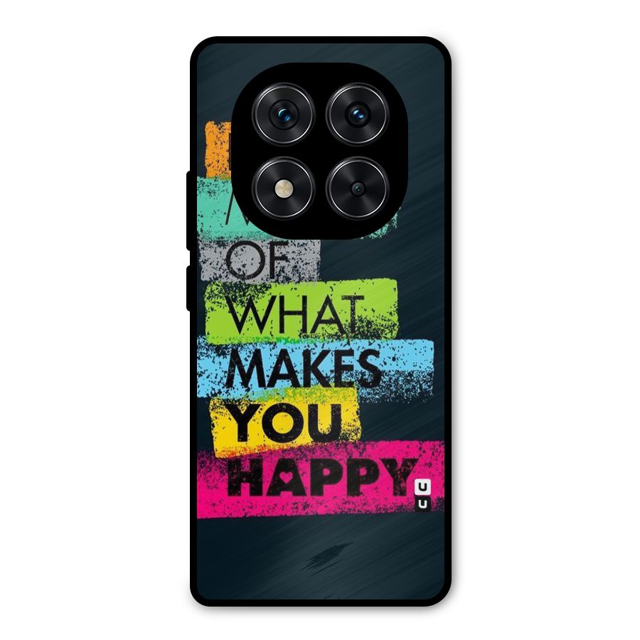 Makes You Happy Metal Back Case for Poco X7