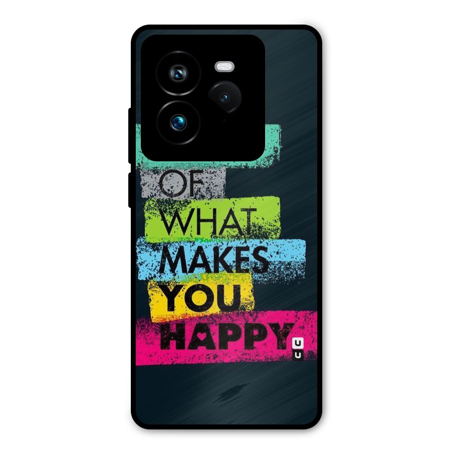 Makes You Happy Metal Back Case for Realme GT 7 Pro