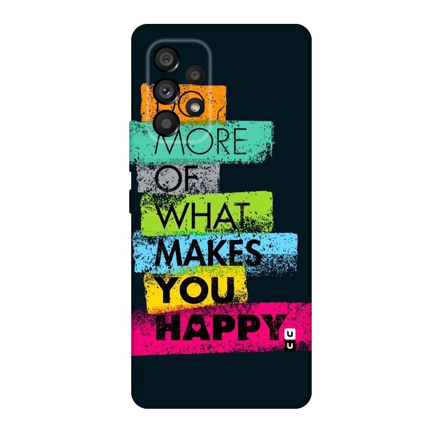 Makes You Happy Original Polycarbonate Back Case for Galaxy A53 5G
