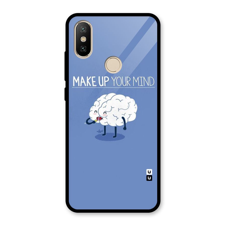 Makeup Your Mind Glass Back Case for Redmi A2