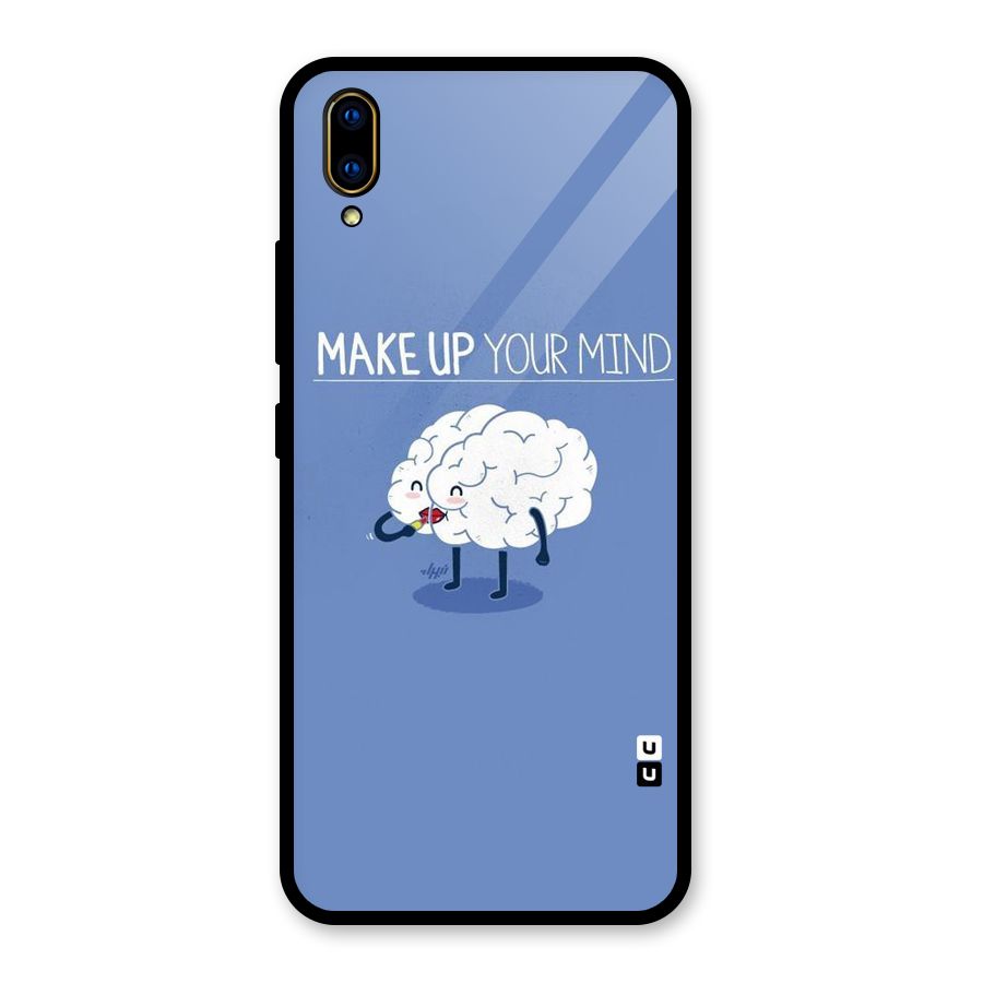 Makeup Your Mind Glass Back Case for Vivo V11 Pro