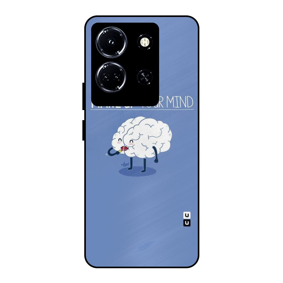 Makeup Your Mind Metal Back Case for Infinix Note 30 5G