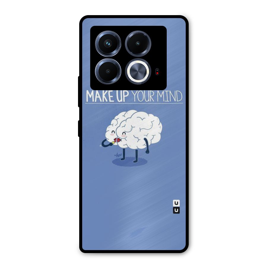 Makeup Your Mind Metal Back Case for Infinix Note 40 5G