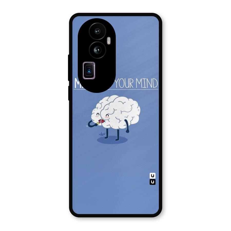 Makeup Your Mind Metal Back Case for Oppo Reno10 Pro Plus