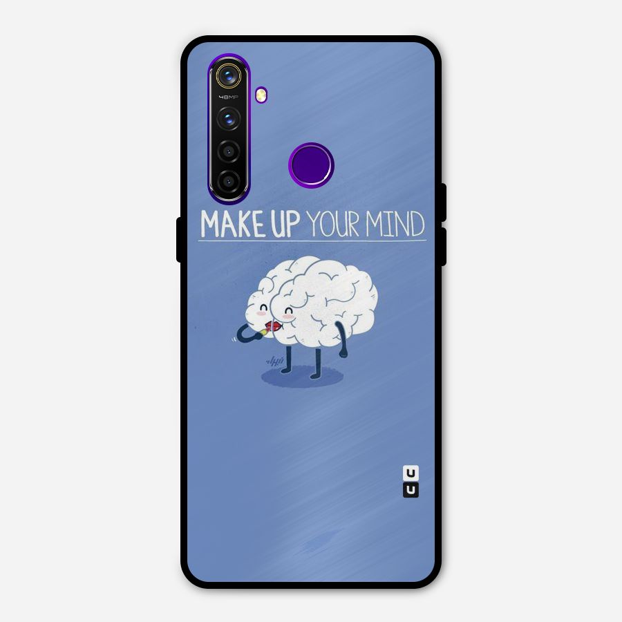 Makeup Your Mind Metal Back Case for Realme 5 Pro