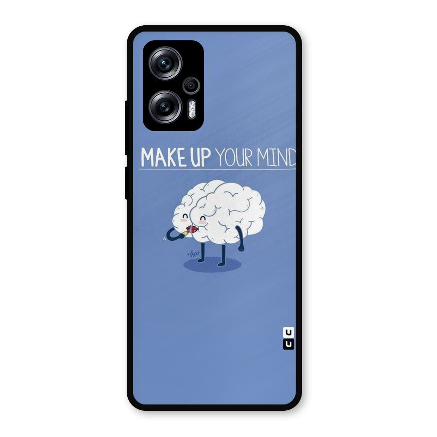 Makeup Your Mind Metal Back Case for Redmi K50i