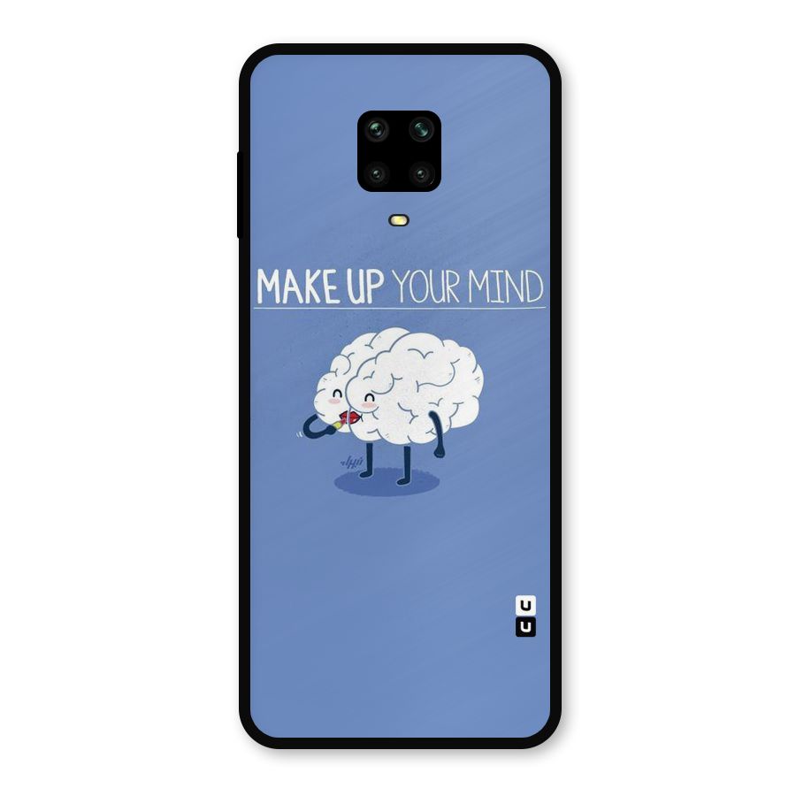 Makeup Your Mind Metal Back Case for Redmi Note 10 Lite