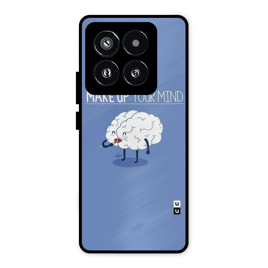 Makeup Your Mind Metal Back Case for Xiaomi 14 Pro