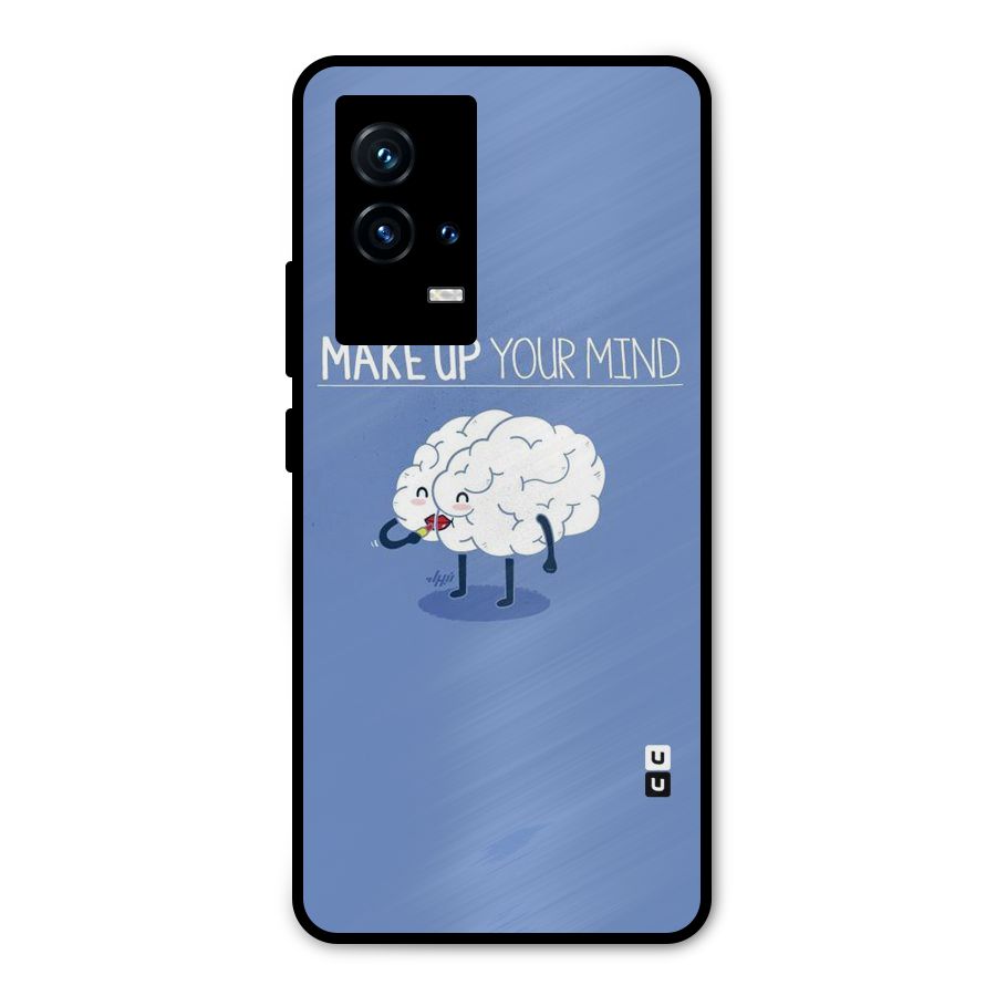 Makeup Your Mind Metal Back Case for iQOO 9 5G