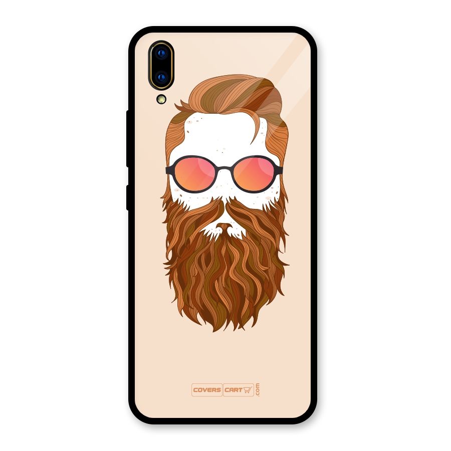 Man in Beard Glass Back Case for Vivo V11 Pro