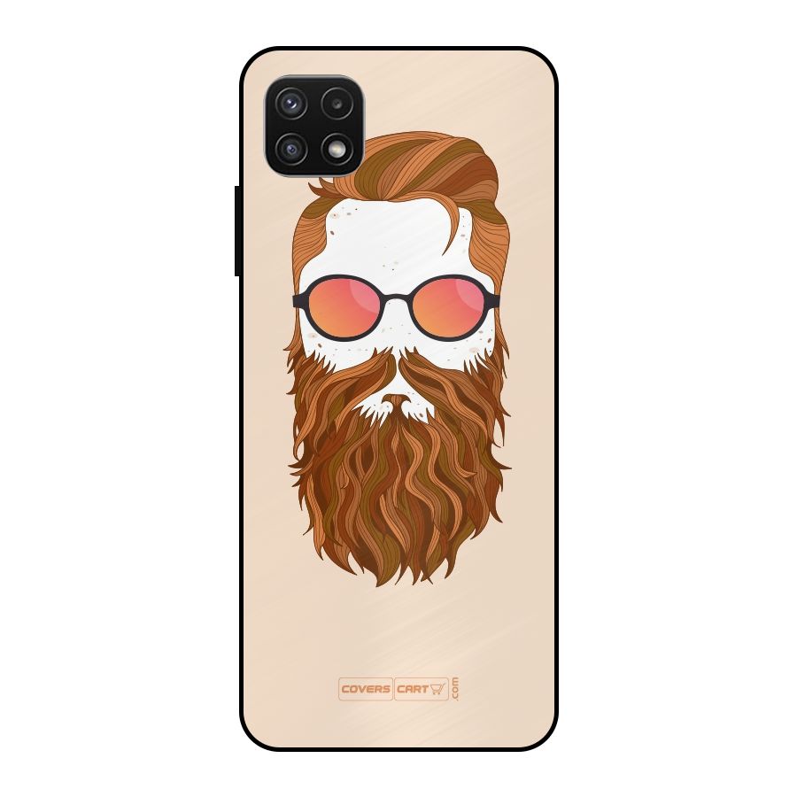 Man in Beard Metal Back Case for Galaxy A22 5G