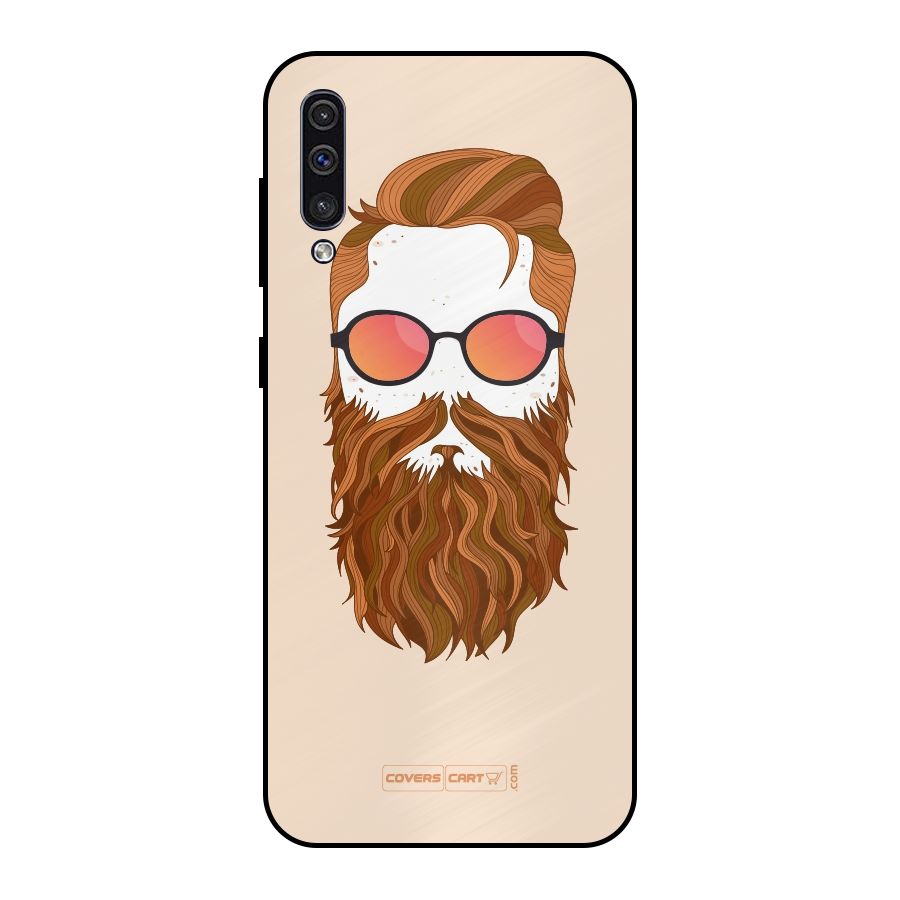 Man in Beard Metal Back Case for Galaxy A50s