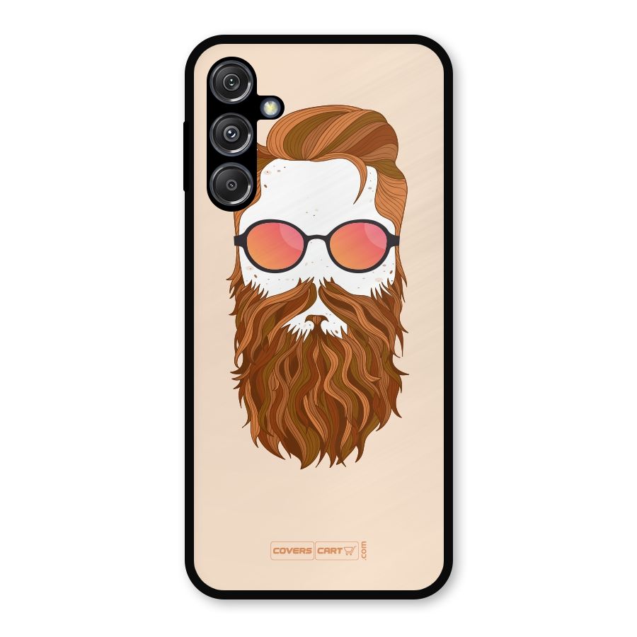 Man in Beard Metal Back Case for Galaxy M34 5G