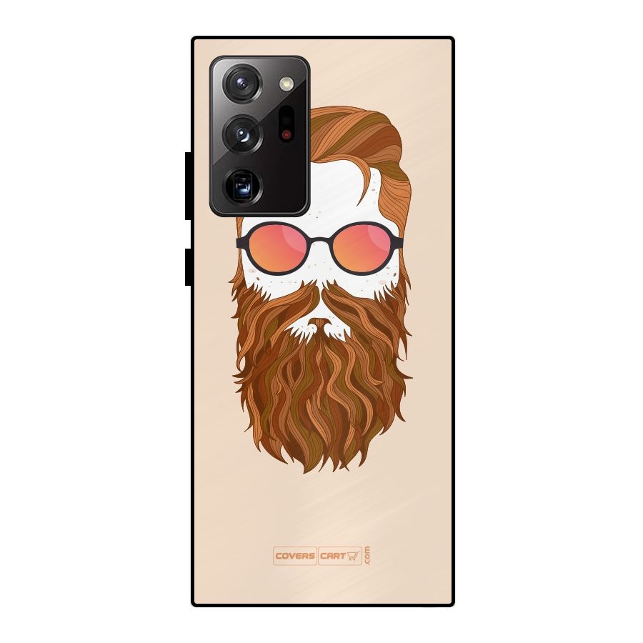 Man in Beard Metal Back Case for Galaxy Note 20 Ultra