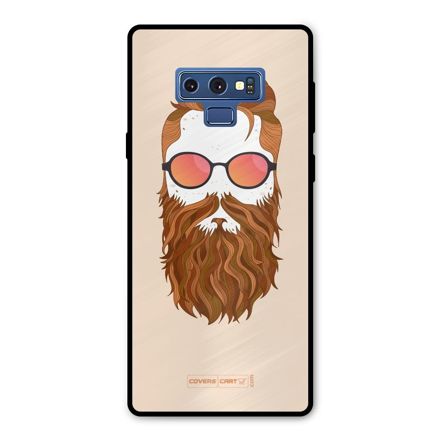 Man in Beard Metal Back Case for Galaxy Note 9