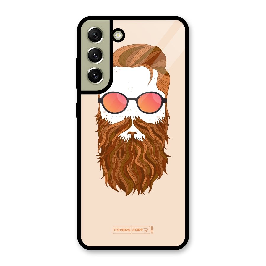 Man in Beard Metal Back Case for Galaxy S21 FE 5G (2023)