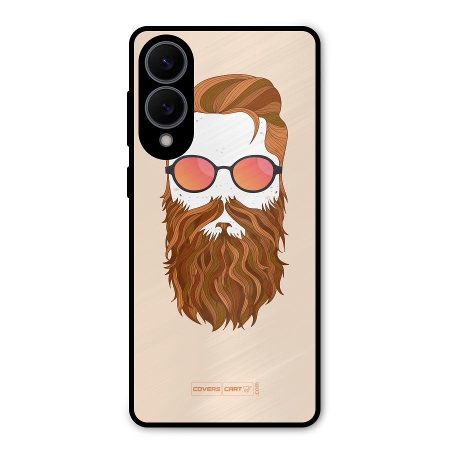 Man in Beard Metal Back Case for Galaxy S25 Edge