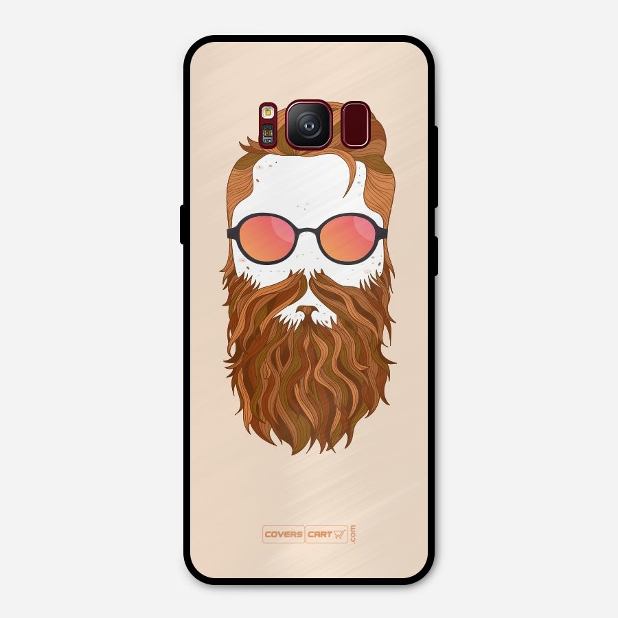 Man in Beard Metal Back Case for Galaxy S8