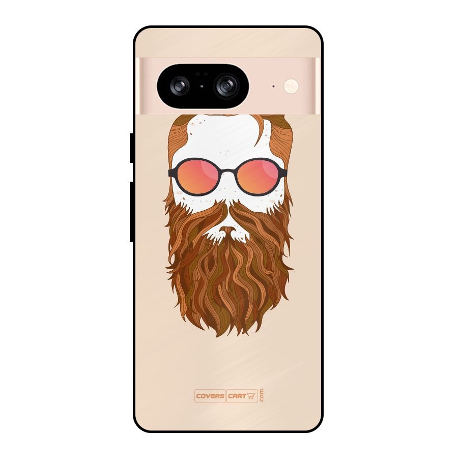 Man in Beard Metal Back Case for Google Pixel 8