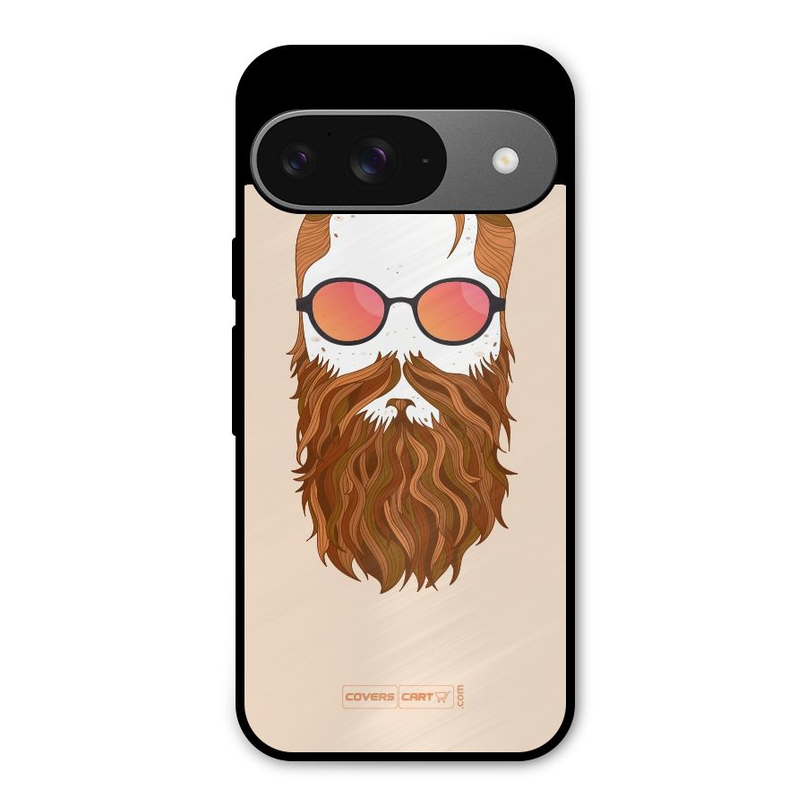 Man in Beard Metal Back Case for Google Pixel 9