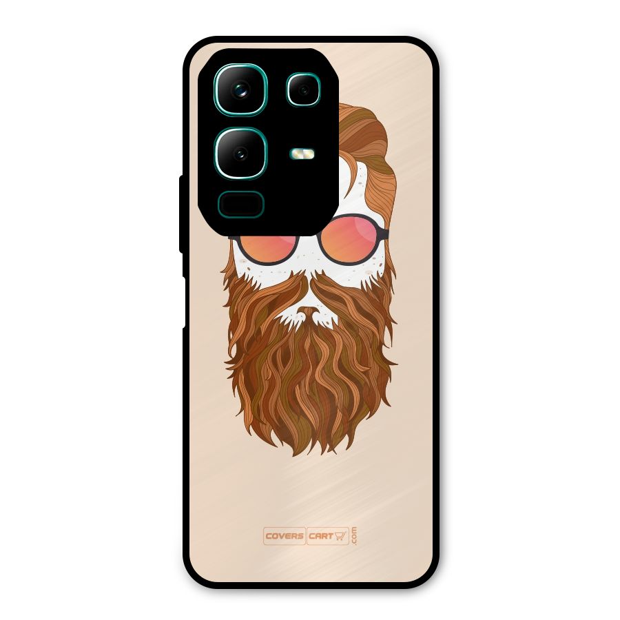 Man in Beard Metal Back Case for Infinix Note 50x