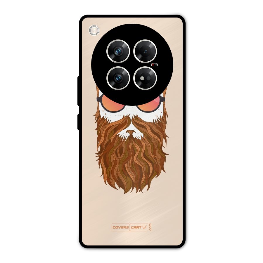Man in Beard Metal Back Case for Infinix Zero 40 5G