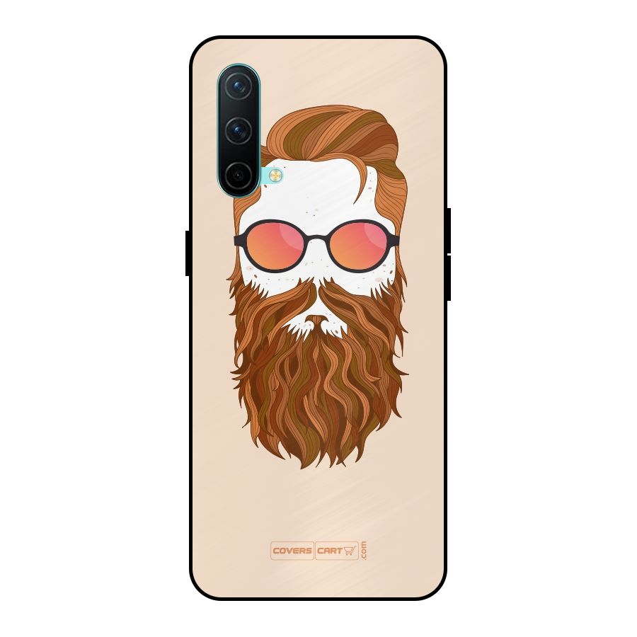 Man in Beard Metal Back Case for OnePlus Nord CE 5G