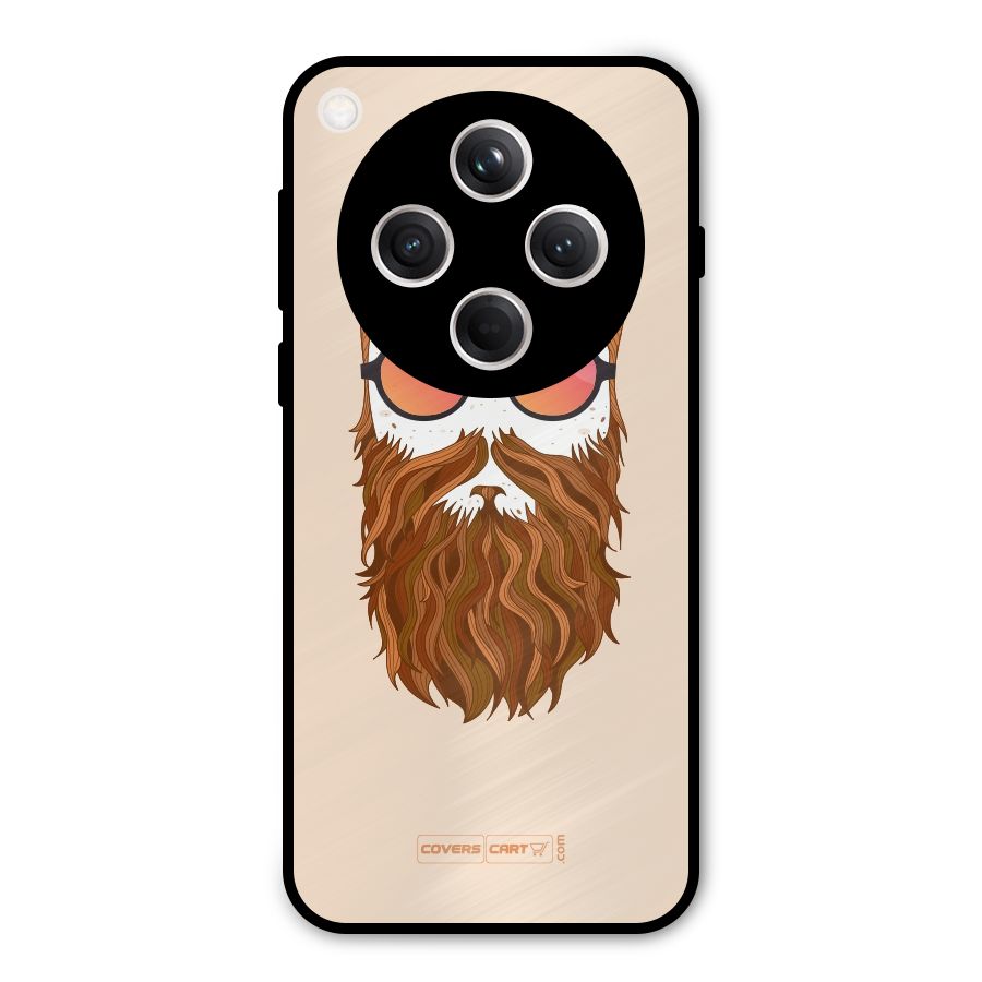 Man in Beard Metal Back Case for Oppo Find X8