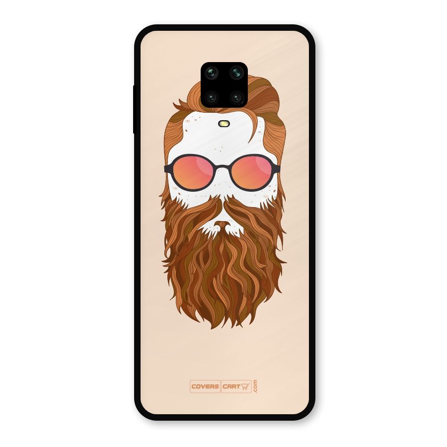Man in Beard Metal Back Case for Poco M2 Pro
