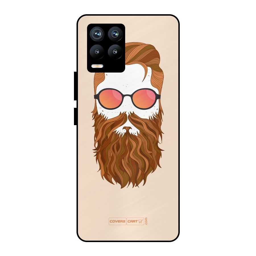 Man in Beard Metal Back Case for Realme 8 Pro