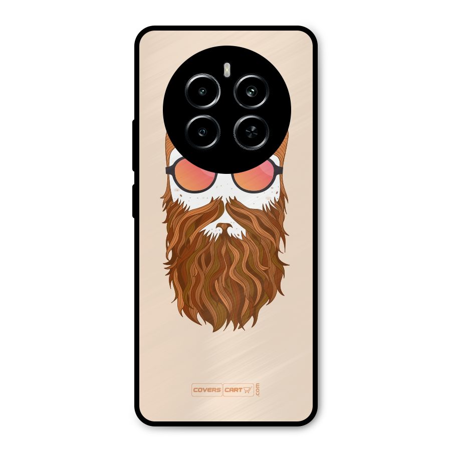 Man in Beard Metal Back Case for Realme P1