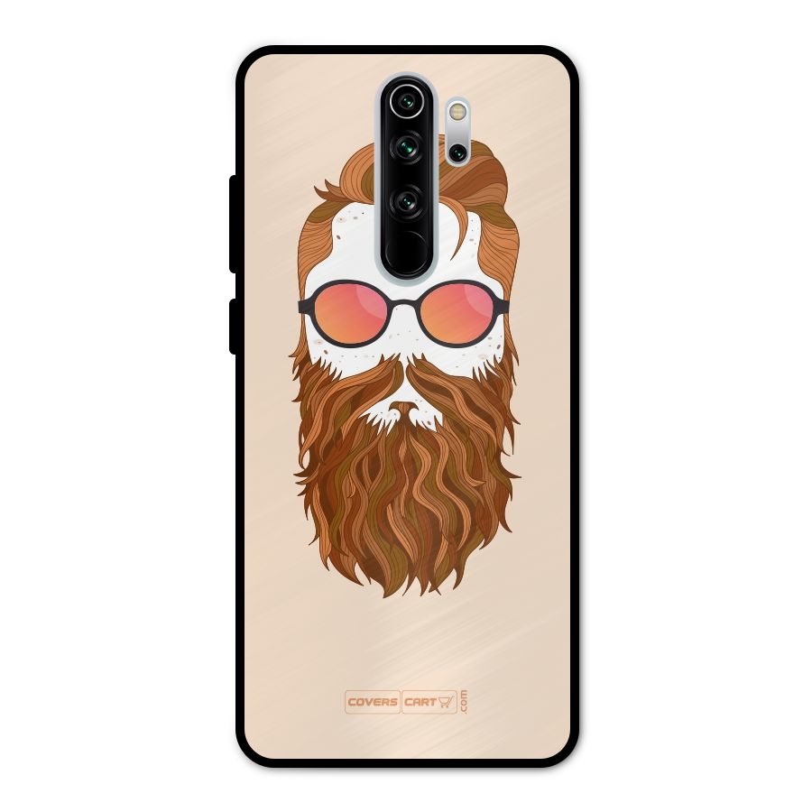 Man in Beard Metal Back Case for Redmi Note 8 Pro