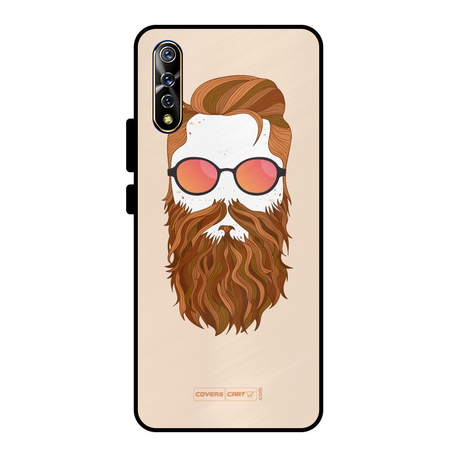Man in Beard Metal Back Case for Vivo S1