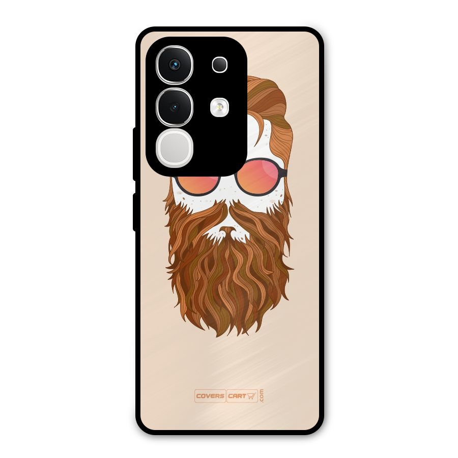 Man in Beard Metal Back Case for Vivo T4x