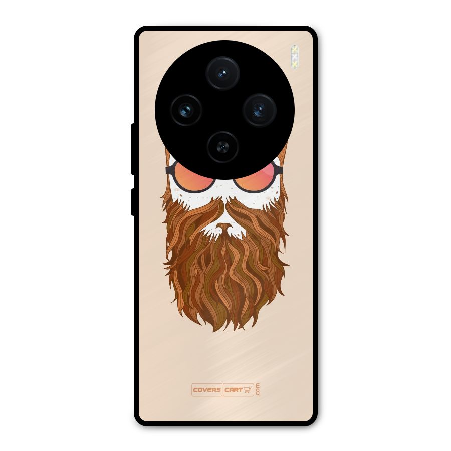Man in Beard Metal Back Case for Vivo X100