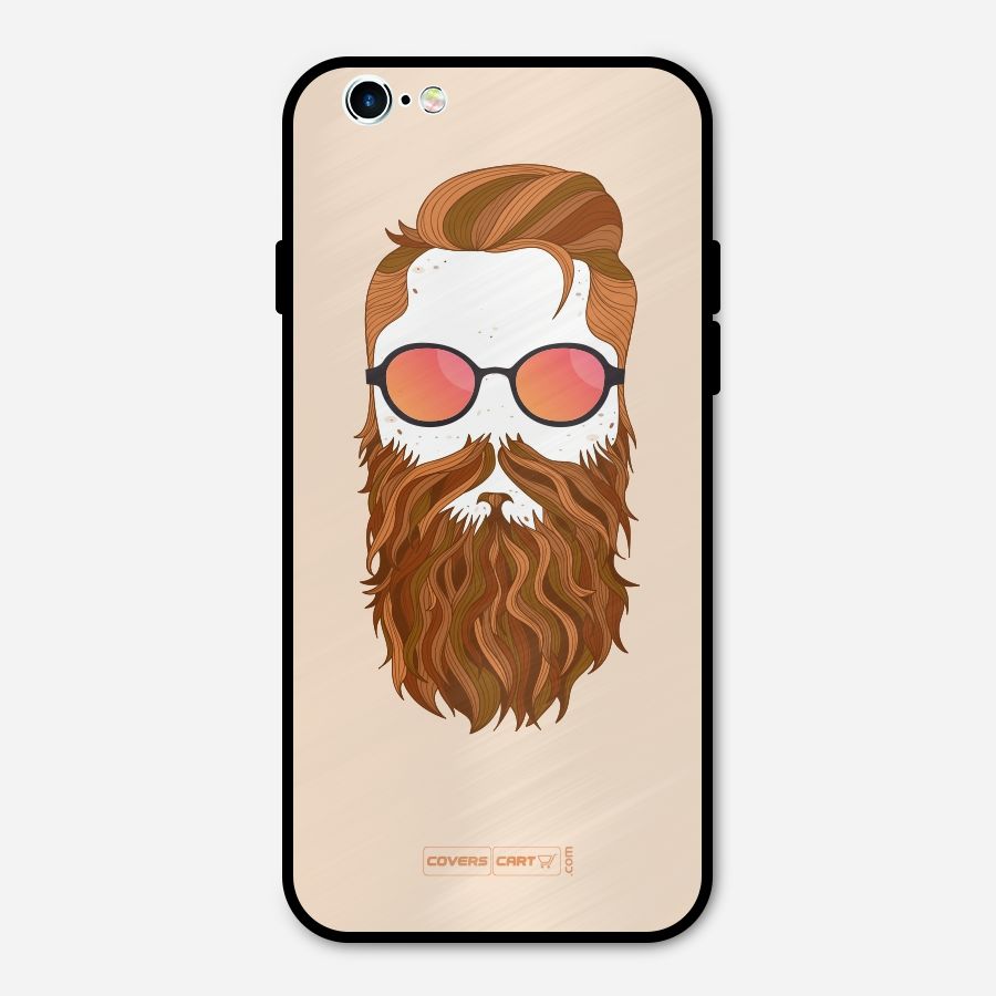 Man in Beard Metal Back Case for iPhone 6 6s