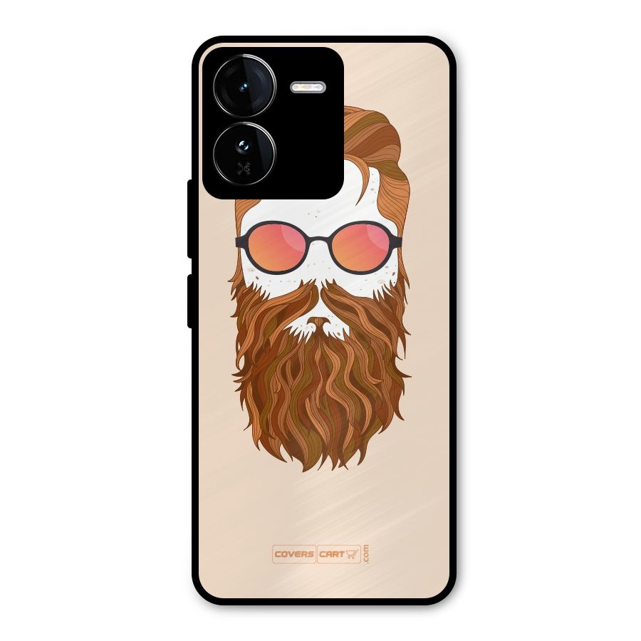 Man in Beard Metal Back Case for iQOO Z9
