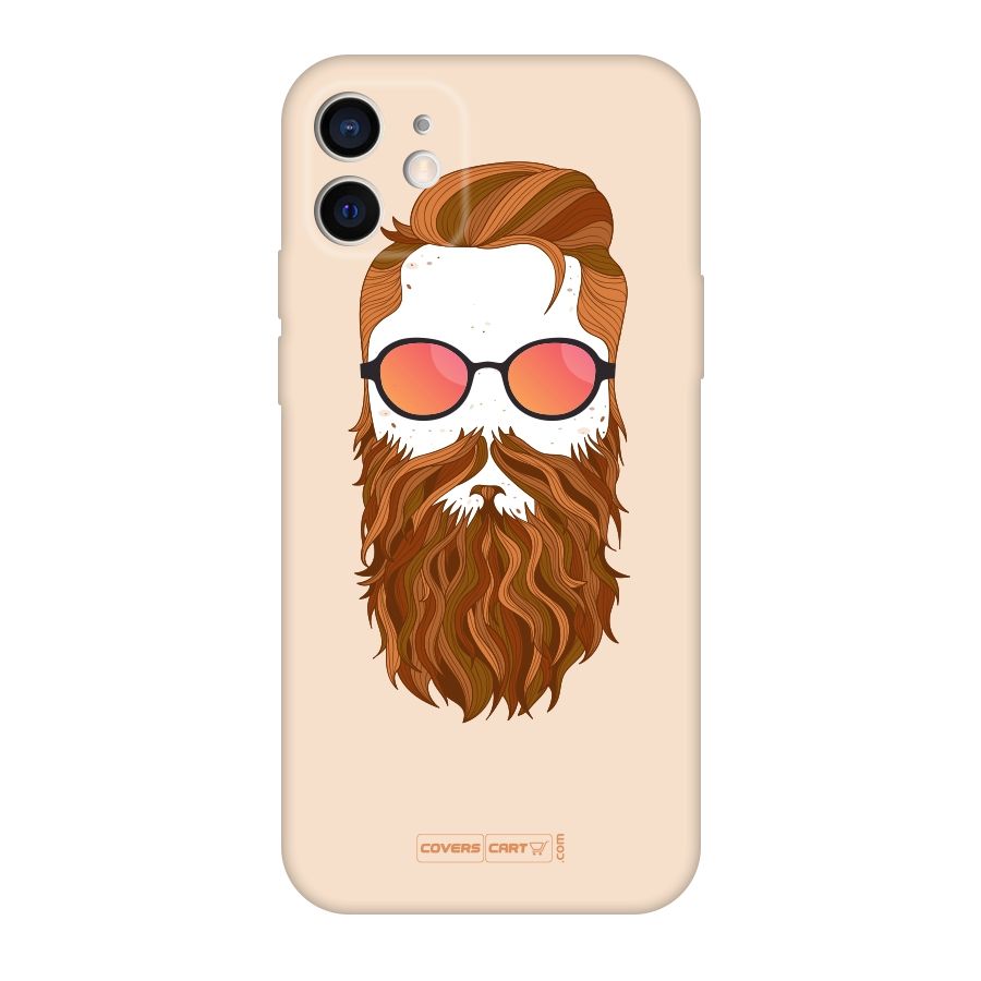 Man in Beard Original Polycarbonate Back Case for iPhone 12