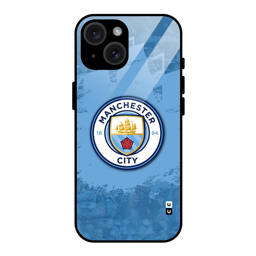 Manchester City Club Glass Back Case for iPhone 15