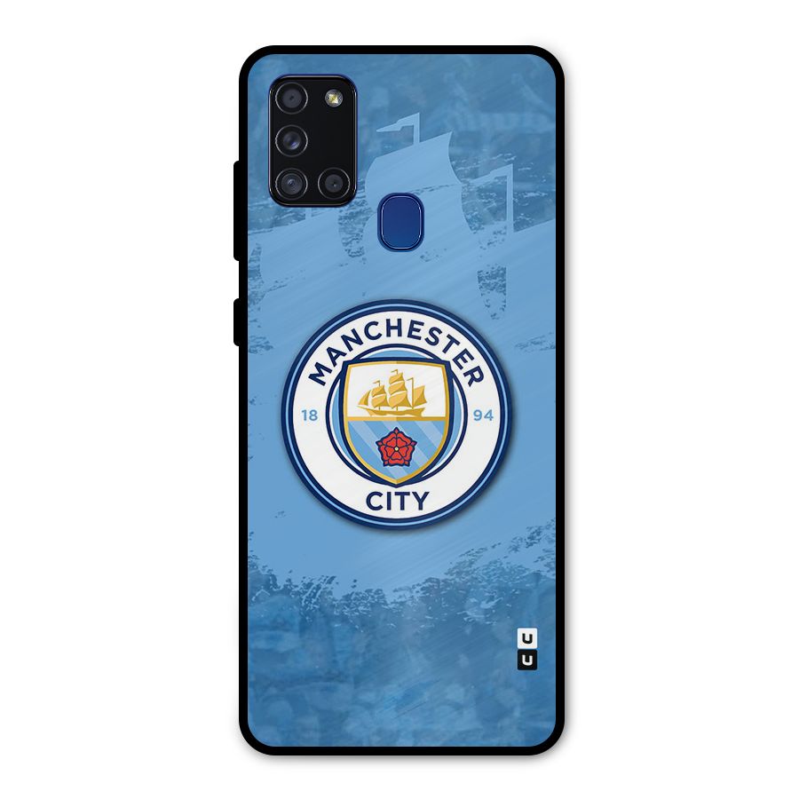 Manchester City Club Metal Back Case for Galaxy A21s