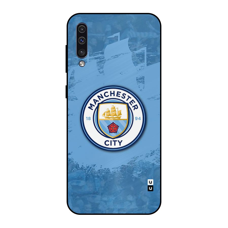 Manchester City Club Metal Back Case for Galaxy A30s